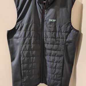 DEEP Black Puffer Vest